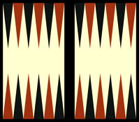 Game board for Backgammon 2